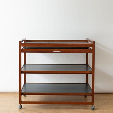 Neils Erik Glasdam Jensen Teak Bar Cart