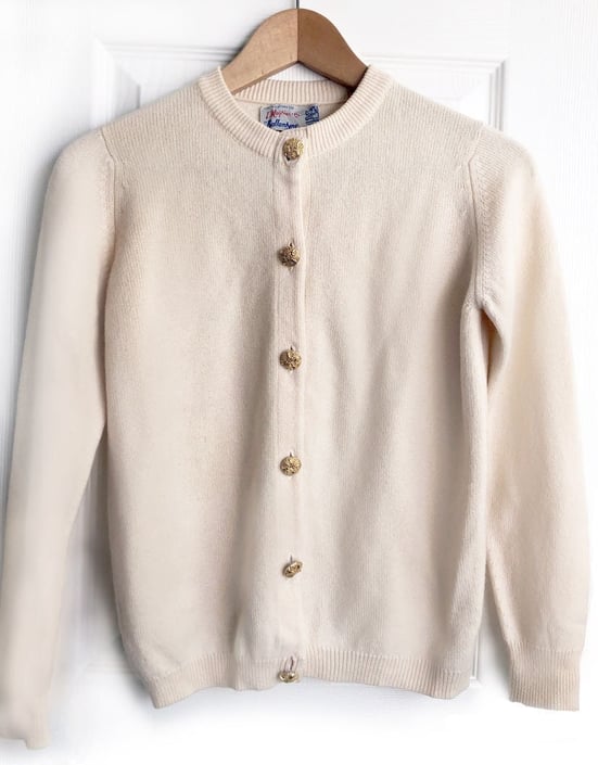 BALLANTYNE of Peebles Scotland 100% CASHMERE Cardigan