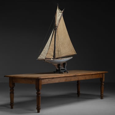 Victorian Pond Yacht / Pine Dining Table