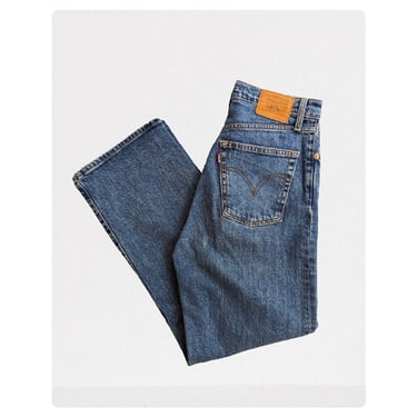 Levi's Ribcage Ankle Straight Jeans (Size: 27)