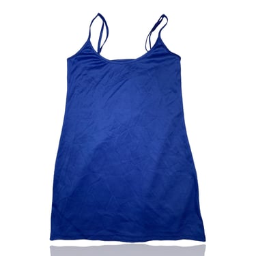90s Royal Blue / Cobalt Slip Dress //Shift Dress // Size Medium 