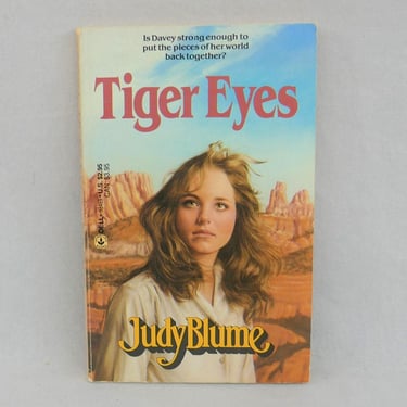 Tiger Eyes (1981) by Judy Blume - girl's father is murdered and she must deal with her grief - Vintage 1980s Teen Fiction 