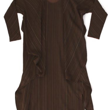 Jurgen Lehl Wool & Silk Striped Dress