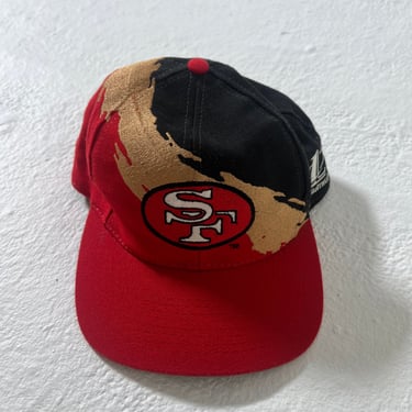 San Francisco 49ers Logo Athletic Pro Line Splash Hat-RARE FITTED 7 1/4