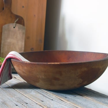 Antique wooden bowl / Munising 15