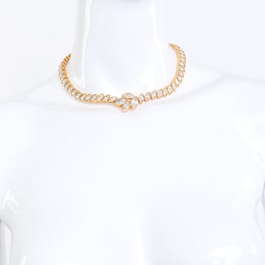 Swarovski Crystal Leaf Collar Necklace