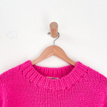 Ulla Johnson Rhea Sweater - Hot Pink on Garmentory