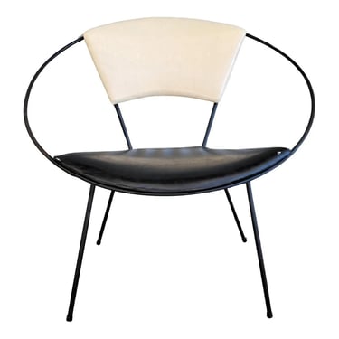 Mid-Century Modern Reilly-Wolf Iron Hoop Chair 