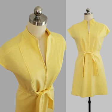 1970s GoGo Dress 70's Mod Dress 70s Women's Vintage Size Large 
