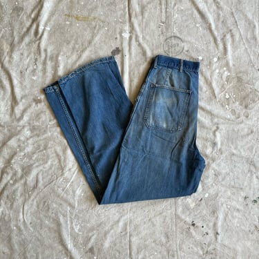 Size 29x31 Vintage 1940s 1950s US Navy Dungarees Denim Jeans 2265 