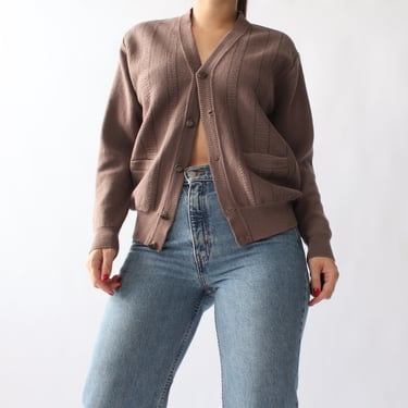 Vintage Mocha Wool Sweater