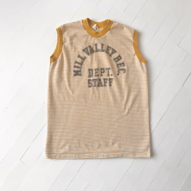 1970s Yellow Striped Mill Valley Tee 