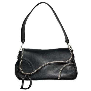Dior Black Saddle Saddle Bag