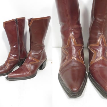 Vintage Y2K Does 70s Star Boots Size 6.5 