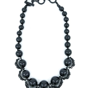 Givenchy Beaded Rhinestone Embellished Necklace