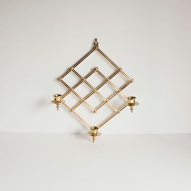 Brass Sconce Candle Holder 