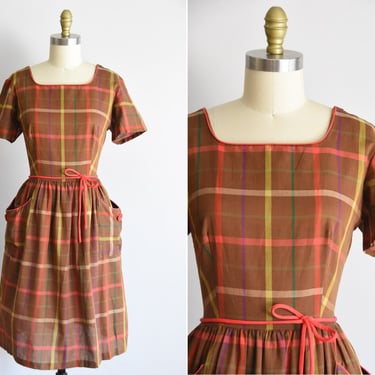 RESERVED 1950s Rainbow Country dress 