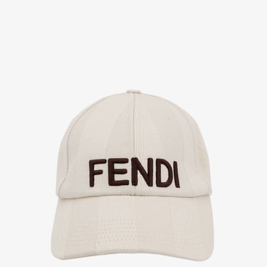 Fendi Woman Hat Woman Beige Hats