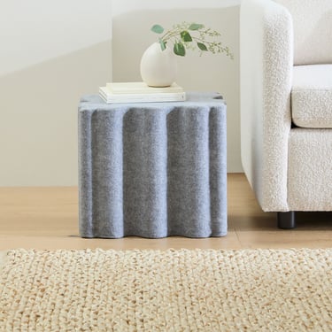 Cloud Upholstered Side Table / Ottoman