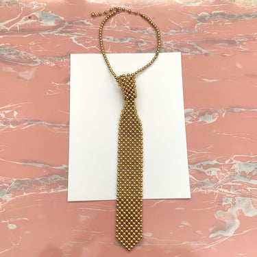 Gold Vintage Tie Necklace from Best Dressed Alaska Collection