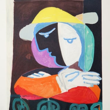 Femme au Balcon, Pablo Picasso (After), Marina Picasso Estate Lithograph Collection 