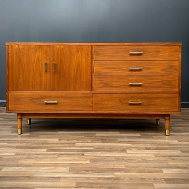 Mid-Century Modern “Biscayne” Walnut Credenza by Drexel, c.1950’s 