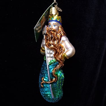cj/ Nautical Themed Christmas Ornament - Neptune