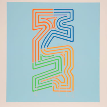 Chryssa, Series 5, Screenprint 