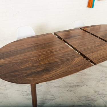 oval dining table, Extendable dining Table 