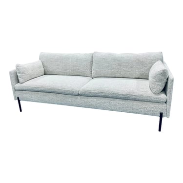 Modern Off-White Boucle Sofa