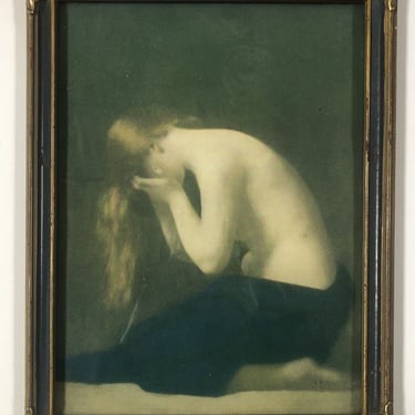 19th Century Collotype "Weeping Magdalene" by Jean Jacques Henner 