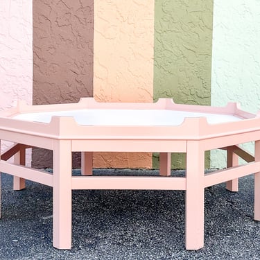 Custom Pretty in Pink Coffee Table