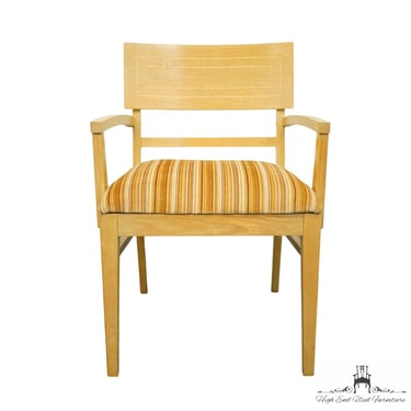 BERNHARDT FURNITURE Blonde Contemporary Modern Dining Arm Chair 