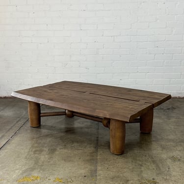 Contemporary Reclaimed Pine Coffee Table 