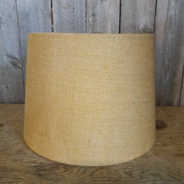 Mid-century Boho Style Burlap Lamp Shade