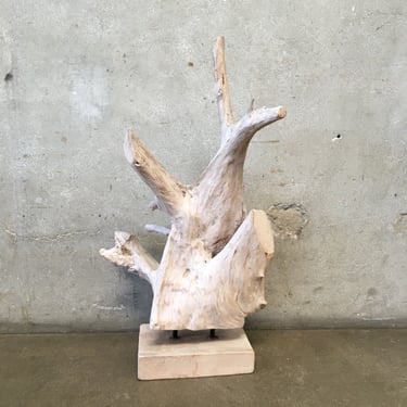 Driftwood Sculpture on Base
