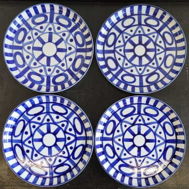 Set of Four Dansk "Arabesque" Dinner Plates