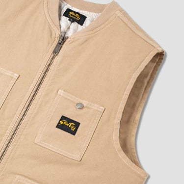 Stan Ray Porkchop Vest - Antique Khaki Duck on Garmentory