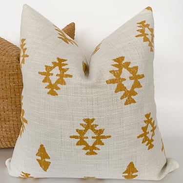 Winslow Yellow Pillow Cover