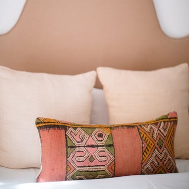 Moroccan Kilim Lumbar Pillow