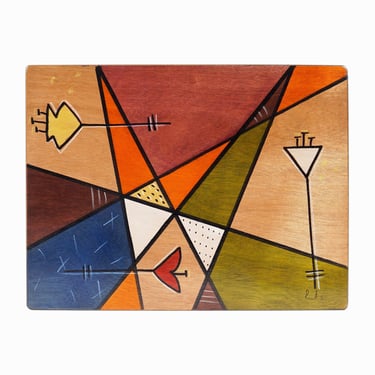 Kakadu Wooden Placemat Hand-Made Made in Israel 