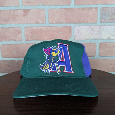 Vintage 90s Starter Augusta Greenjackets Baseball ORIGINAL Snapback Hat 