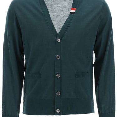 Thom Browne Merino Wool V-Neck Cardigan Men