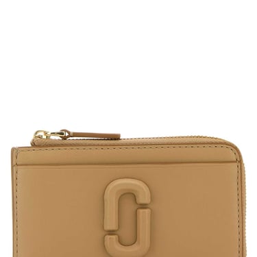 Marc Jacobs Women Camel Leather Card Holder