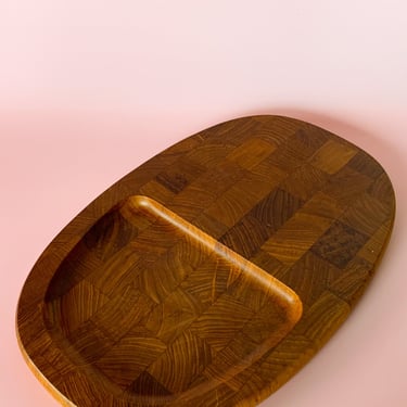 Vintage Dansk Teak Wood Cheese and Charcutarie Tray