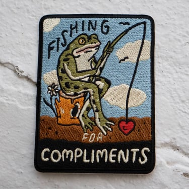 Fishing For Compliments - Sticky Patch