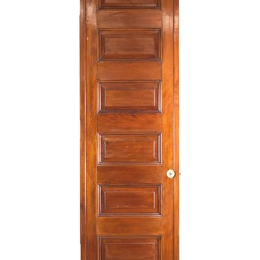 Antique 6 Pane Wood Passage Door 94.5 x 27.5