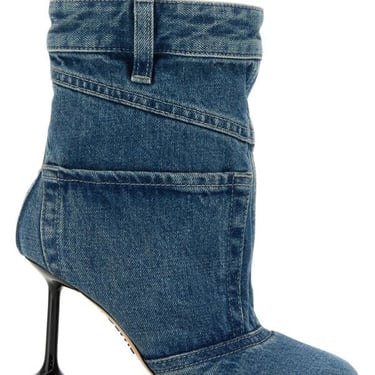 Loewe Woman Denim Toy Panta Ankle Boots