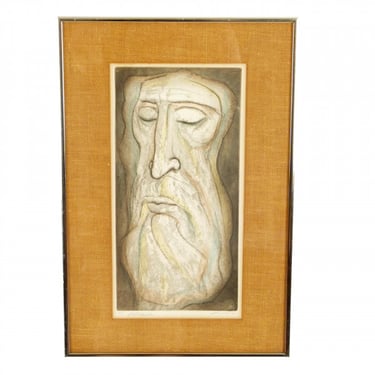 Irving Amen "Patriarch" Etching