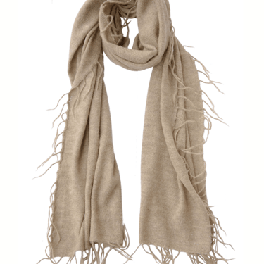 Meg Cohen | Alpaca Full Fringe Scarf